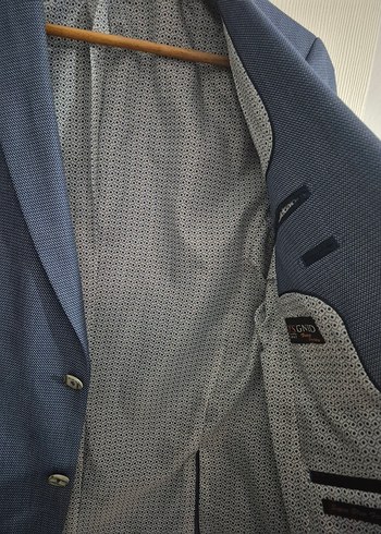 Erkek Mavi Regular Fit Ceket - Görsel 5