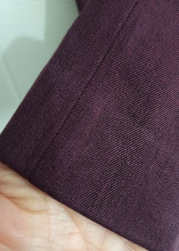 m Beden bordo Renk Bordo Midi Kumaş Kadın Pantolon