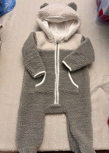 Hello baby kapüşonlu bebek tulumu - Görsel 2