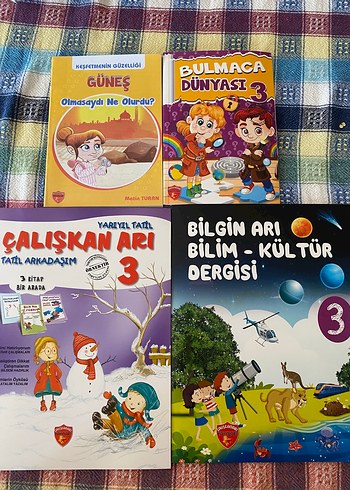 3.Sınıf Yarıyıl Tatil Seti Çalışkanarı Yayıncılık