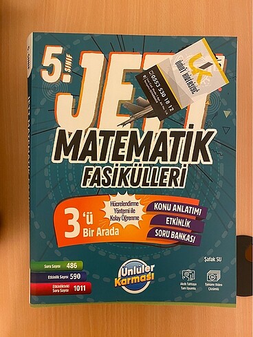 5.sınıf jett matematik ünlüler karması fasikülleri