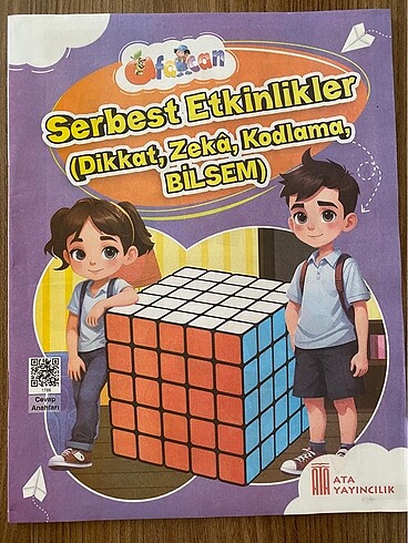1.Sınıf Dikkat Zeka Kodlama Bilsem Kitabı