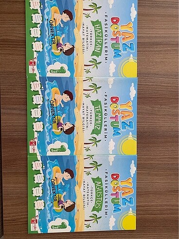 1.sınıf yaz dostum tatil kitabı