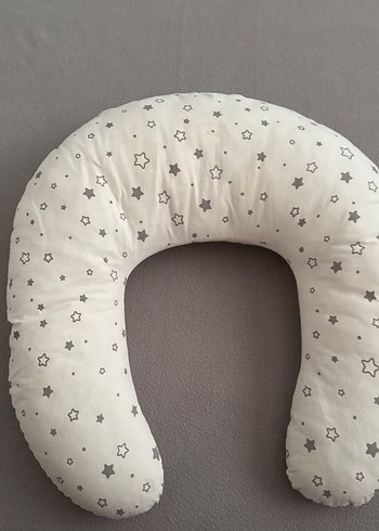 Baskılı Beyaz Emzirme ve Hamilelik Yastığı - Görsel 2