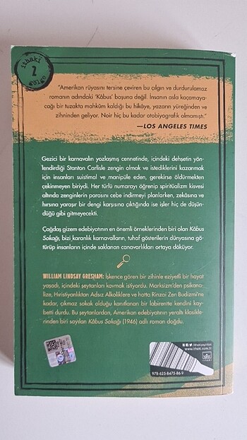 KABUS SOKAĞI - William Lindsay Gresham