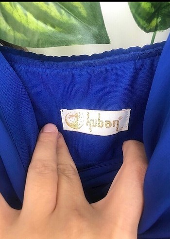 Koyu Mavi Drapeli Uzun Abiye Elbise - Görsel 4