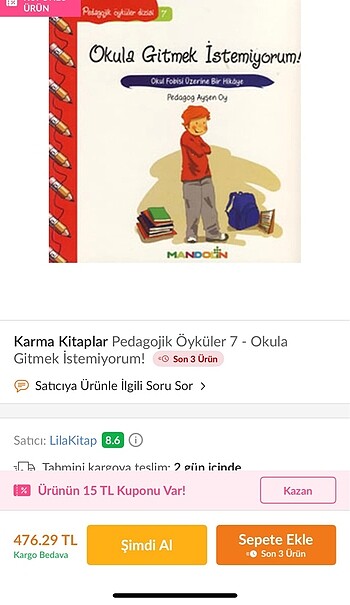 Beden Okula gitmek istemiyorum