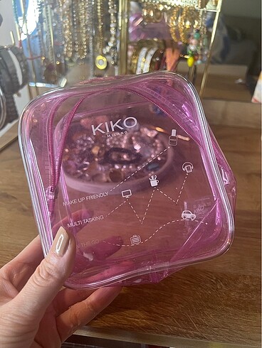 Kiko mini poshette makyaj çantası