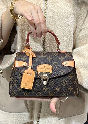 Kadın Siyah Deri Tokalı El Çantası - Görsel 7