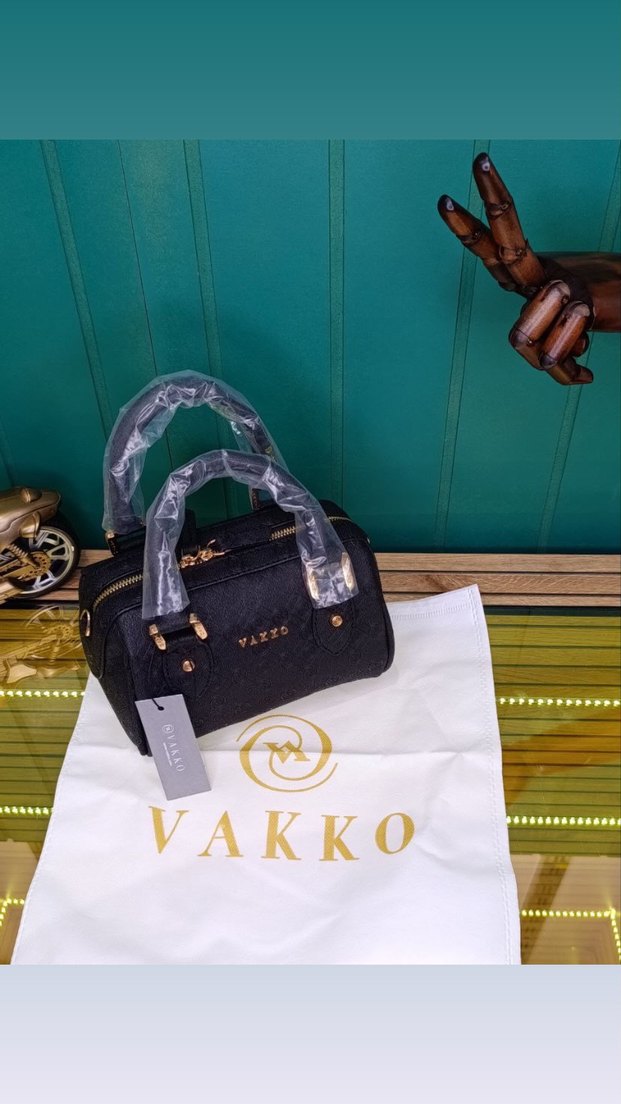 Vakko Kahverengi Deri Kadın Çanta - Görsel 3