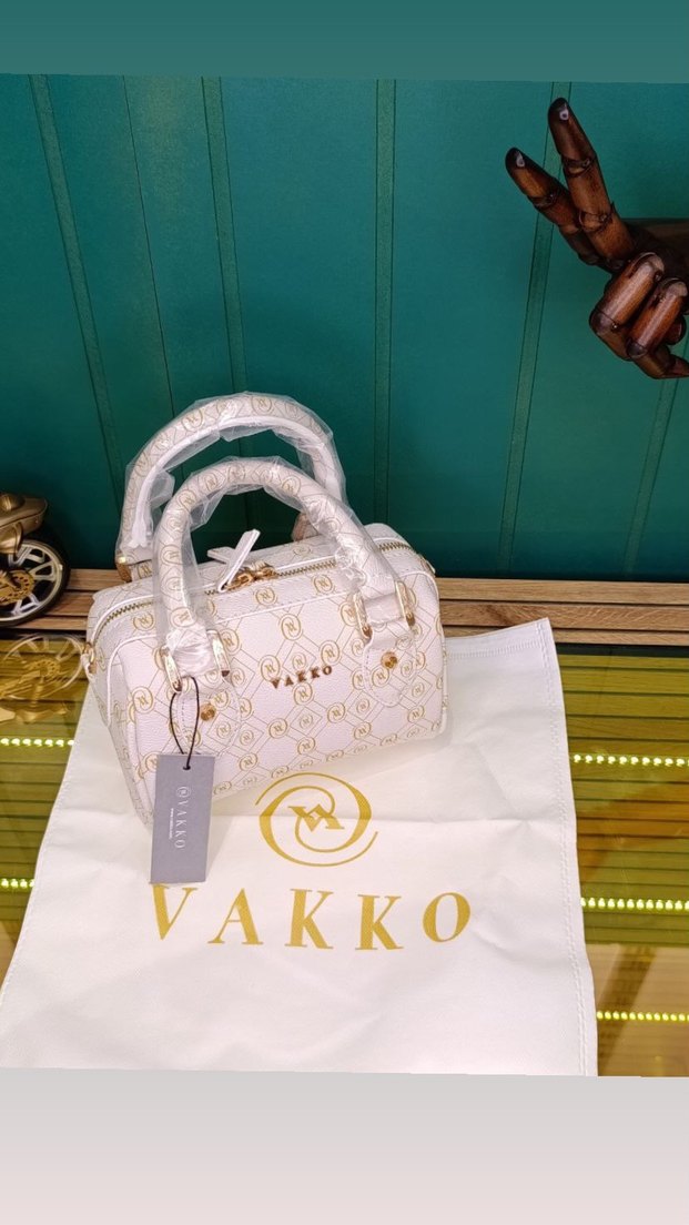 Vakko Kahverengi Deri Kadın Çanta - Görsel 5