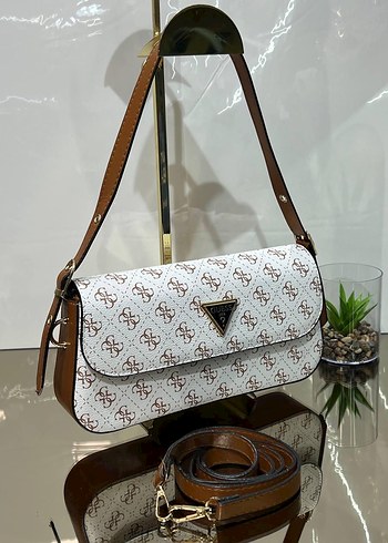 Guess Siyah Deri Kadın Omuz Çantası - Görsel 8