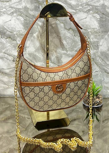 Zincir Detaylı Kahverengi Kadın Çanta - Görsel 4