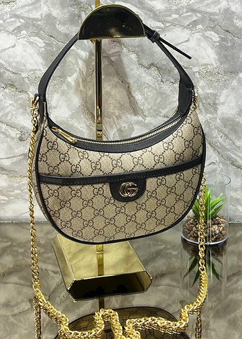 Zincir Detaylı Kahverengi Kadın Çanta - Görsel 3