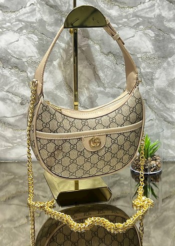 Zincir Detaylı Kahverengi Kadın Çanta - Görsel 5