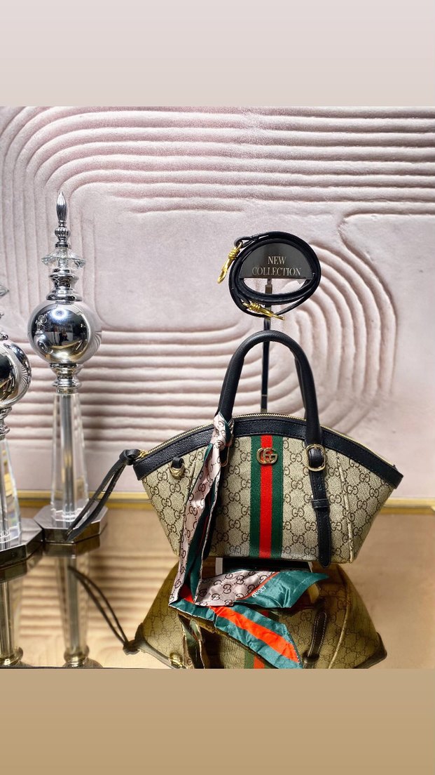 GUCCI Modern Klasik Tokalı Kadın Çanta - Görsel 2