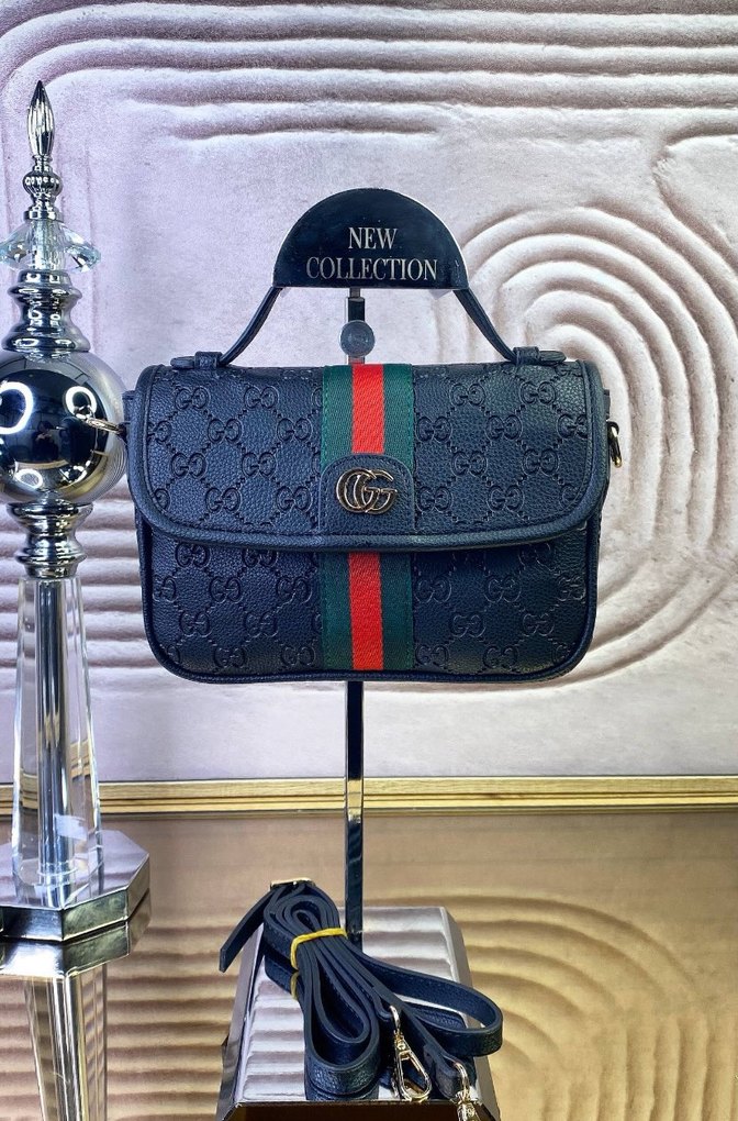 Kahverengi Deri Kemerli Kadın Çanta - Görsel 3