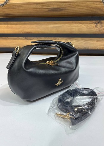 BEYMEN CLUB Siyah Payetli Yılan Desenli Kadın Çanta - Görsel 2