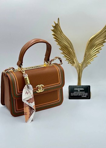 Siyah Deri Chanel Püsküllü Kadın Çanta - Görsel 3