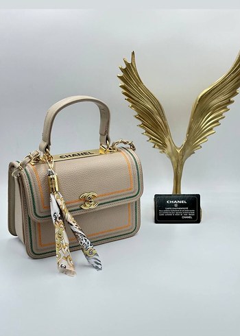 Siyah Deri Chanel Püsküllü Kadın Çanta - Görsel 2