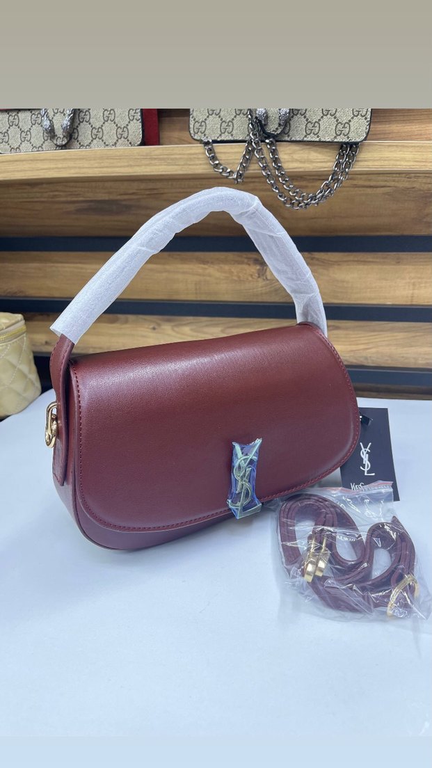 Kahverengi Deri Kadın Omuz Çantası - Görsel 2