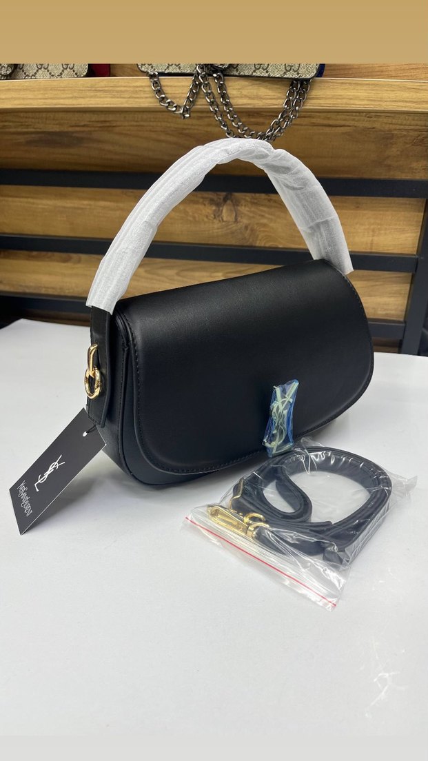 Kahverengi Deri Kadın Omuz Çantası - Görsel 3