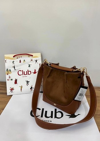 Beymen Club Siyah Yılan Desenli Deri -Süet Çanta - Görsel 2