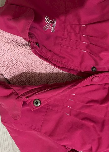 Kız Çocuk Pembe Fermuarlı Street Wear Ceket hiç kusuru yok - Görsel 3