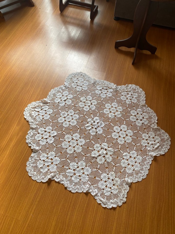 Bohem Dantel Çiçekli Masa Örtüsü - Görsel 4