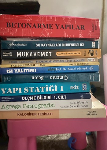 Makine mühendisliği ve inşaat mühendisliği kitapları - Görsel 3