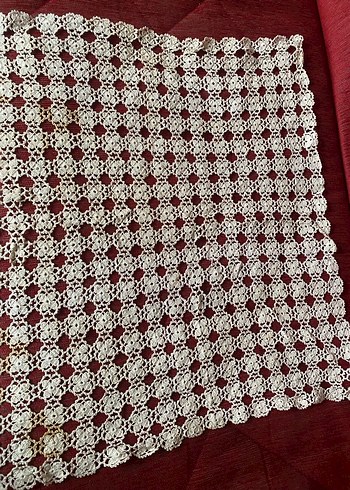 Bohem Tarzı Örgü Çiçekli Dantel - Görsel 2