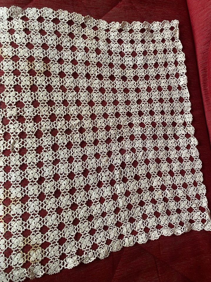 Bohem Tarzı Örgü Çiçekli Dantel - Görsel 2