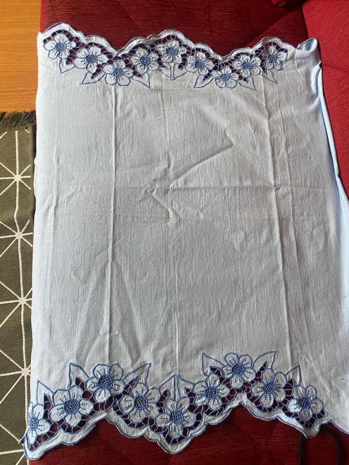 Mavi Çiçekli delik iş Bohem Nakış - Görsel 4