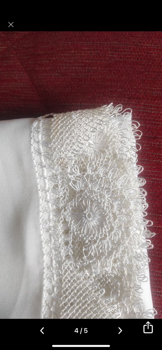 İğne oyası başörtüsü - Görsel 3