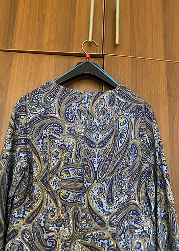 Nara Maxx Bohem Desenli V Yaka Uzun Kollu - Görsel 4