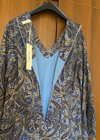 Nara Maxx Bohem Desenli V Yaka Uzun Kollu - Görsel 3