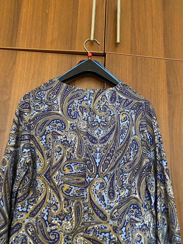 Nara Maxx Bohem Desenli V Yaka Uzun Kollu - Görsel 4