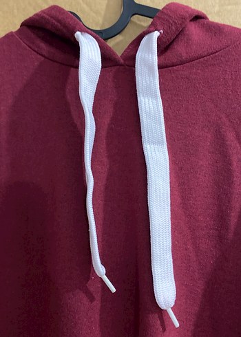 Bordo Uzun Kollu Salaş Tunik - Görsel 2