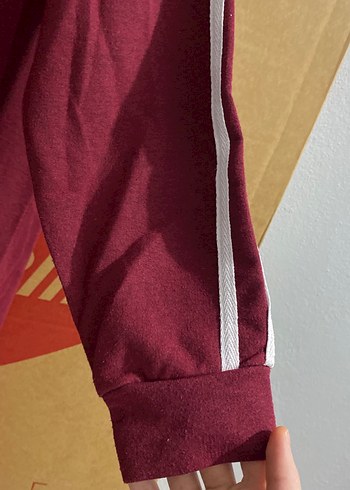 Bordo Uzun Kollu Salaş Tunik - Görsel 3