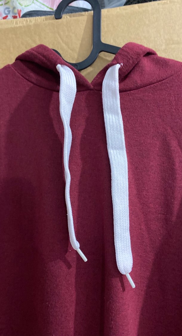 Bordo Uzun Kollu Salaş Tunik - Görsel 2