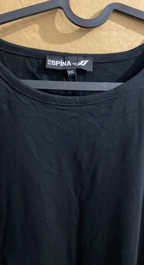 Siyah Uzun Kolsuz Drapeli Elbise - Görsel 2