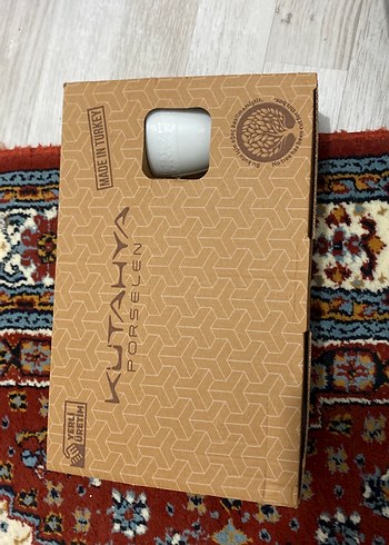 Beyaz Desenli 6'lı Fincan ve Tabak Seti - Görsel 2