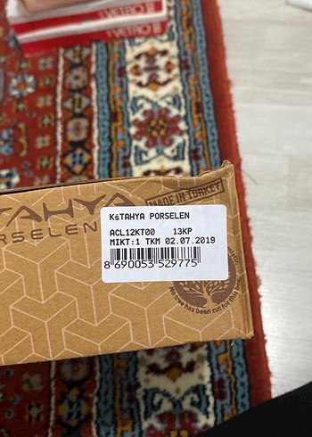 Beyaz Desenli 6'lı Fincan ve Tabak Seti - Görsel 3