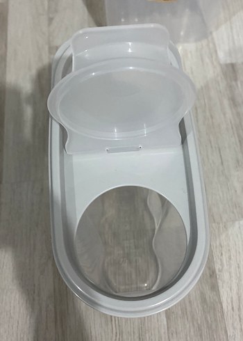 2'li Gri Plastik Saklama Kabı 2.4L - Görsel 2