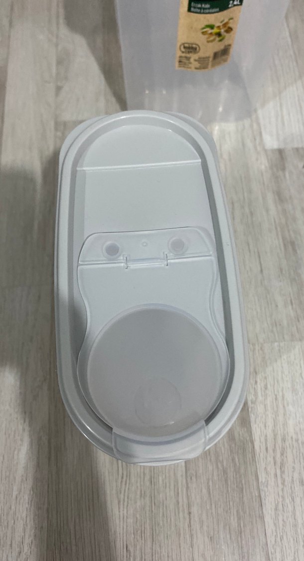 2'li Gri Plastik Saklama Kabı 2.4L - Görsel 3