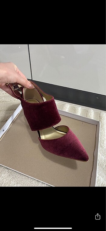 39 Beden Bordo Topuklu Ayakkabı