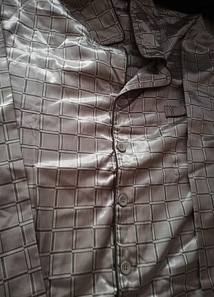 Erkek saten pijama takımı