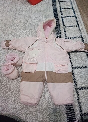 Kız bebek astronot mont  - Görsel 7