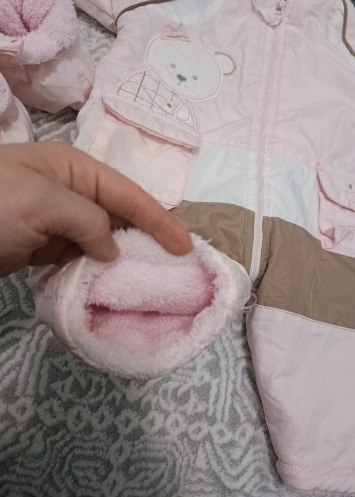 Kız bebek astronot mont  - Görsel 5