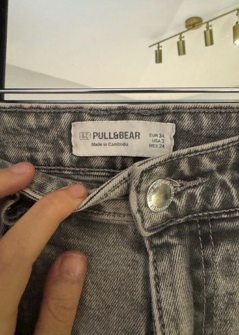 Gri   Kot Pantolon - Görsel 3